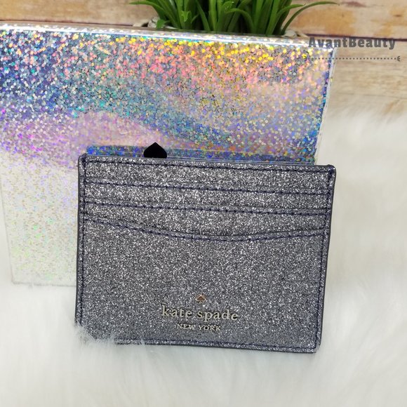 kate spade Accessories - Kate Spade Lola Slim Card Holder Dusk Navy Boxed